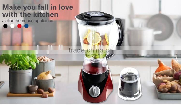 Jianlian Cheap Price Unique Design JL-B311 2 in 1 PC Jar 2 Speeds Electric Plastic Blender Mixer
