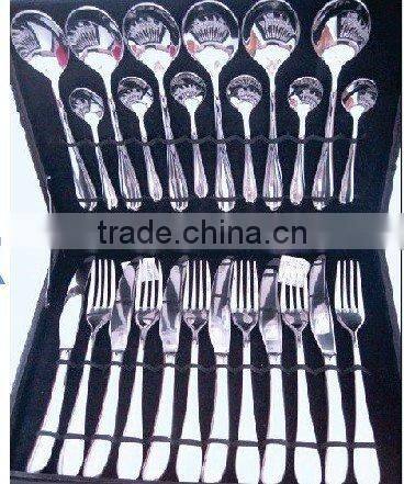 stainless steel hunting knife dessert fork A