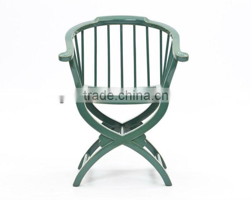 Chinese Reproduction Wooden Arm Chair with matting top