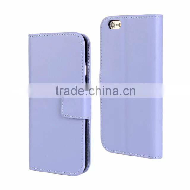 PU leather card design mobile phone stand cover/cellphone bag for iphone 6 case