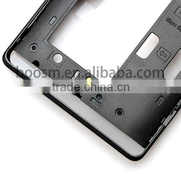 Newly supply standard black Complete Full cell phone housing for sony M35h