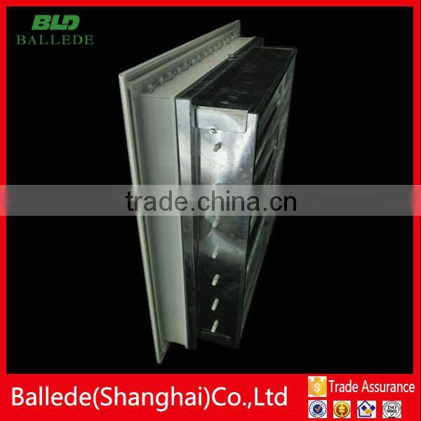 HVAC system powder coated linear air grille with damper
