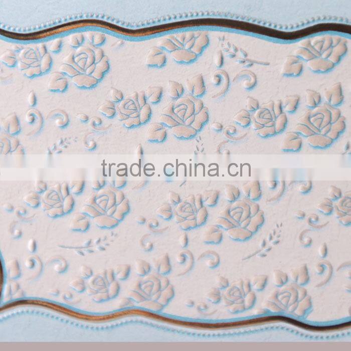 2015vTOP QUALITY Foldable customized flower wedding invitation card