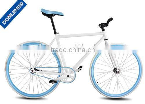 women's 700C hi-ten steel single speed fixed gear bike made in China