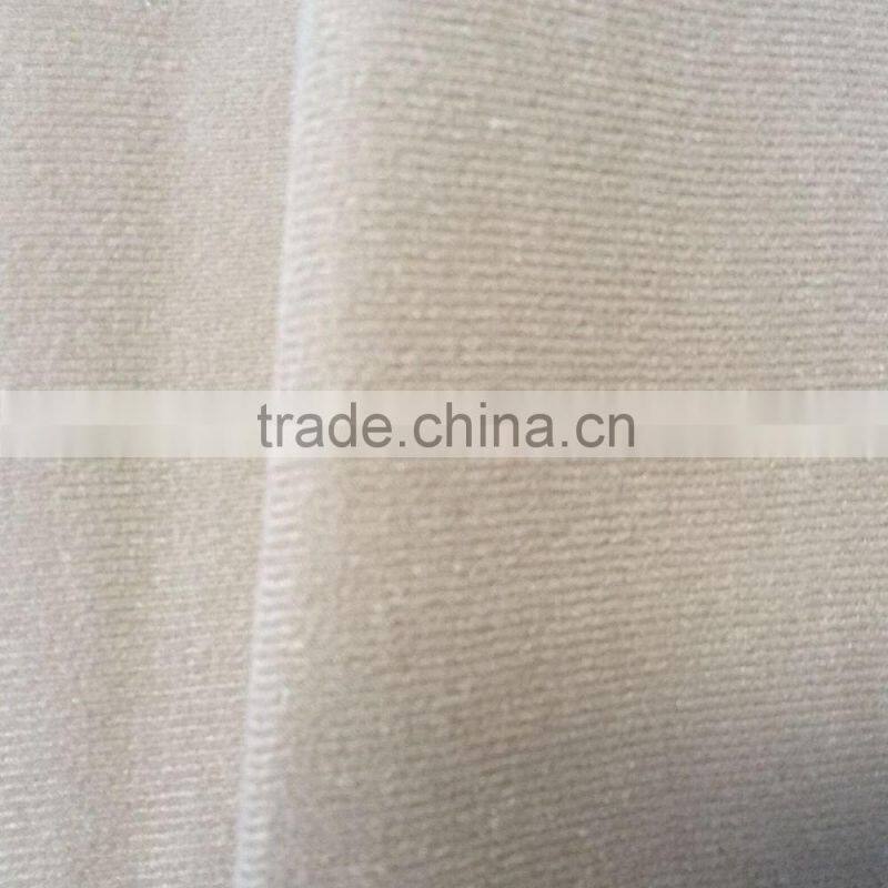 Brushed Kniting Backing Upholstery Fabric /Hot Stamping Sofa Fabric/Polyester Suede