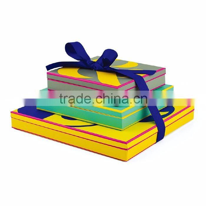 Round Square Cardboard Paper Gift Box Packaging Custom Logo
