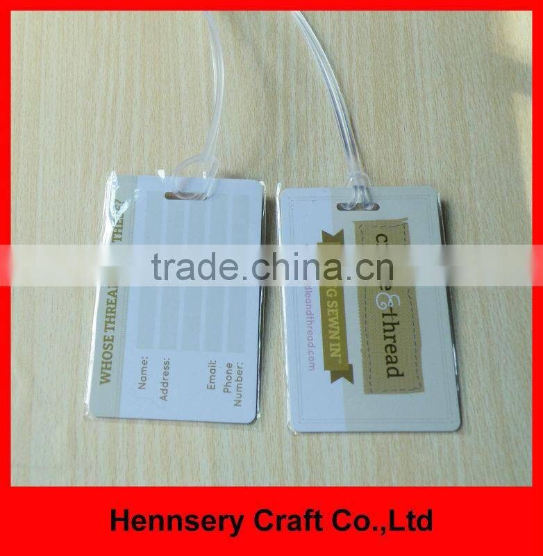 Full Color Print plastic pvc address tag