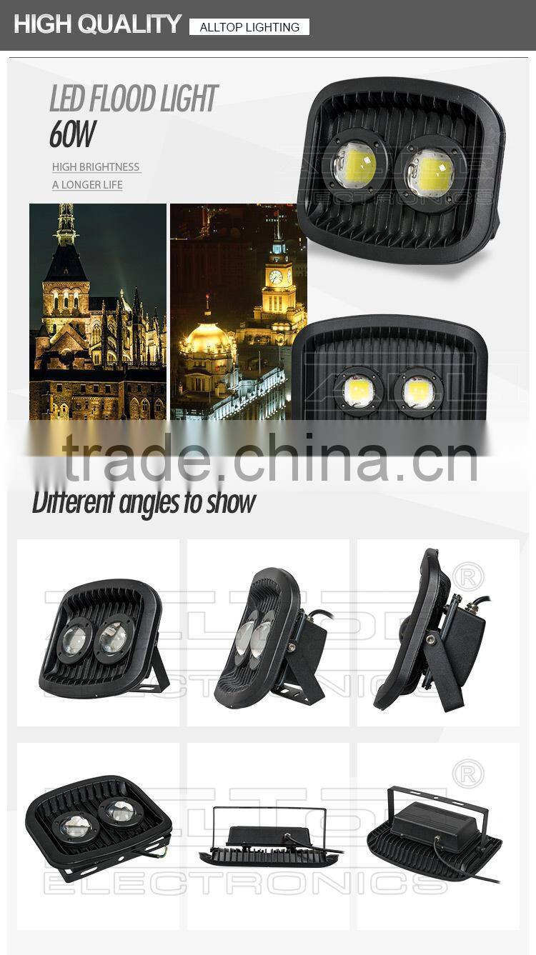 IP67 waterproof aluminum 60w stainless steel led flood light