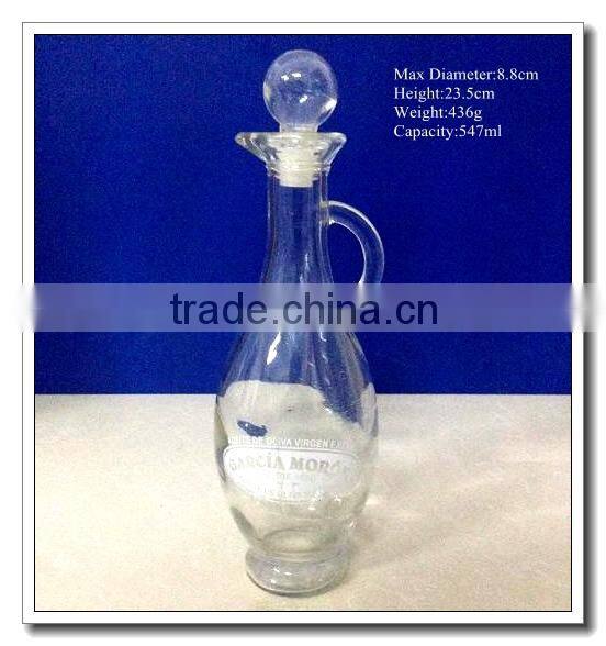 high quality glass bottle for oil or vinegar