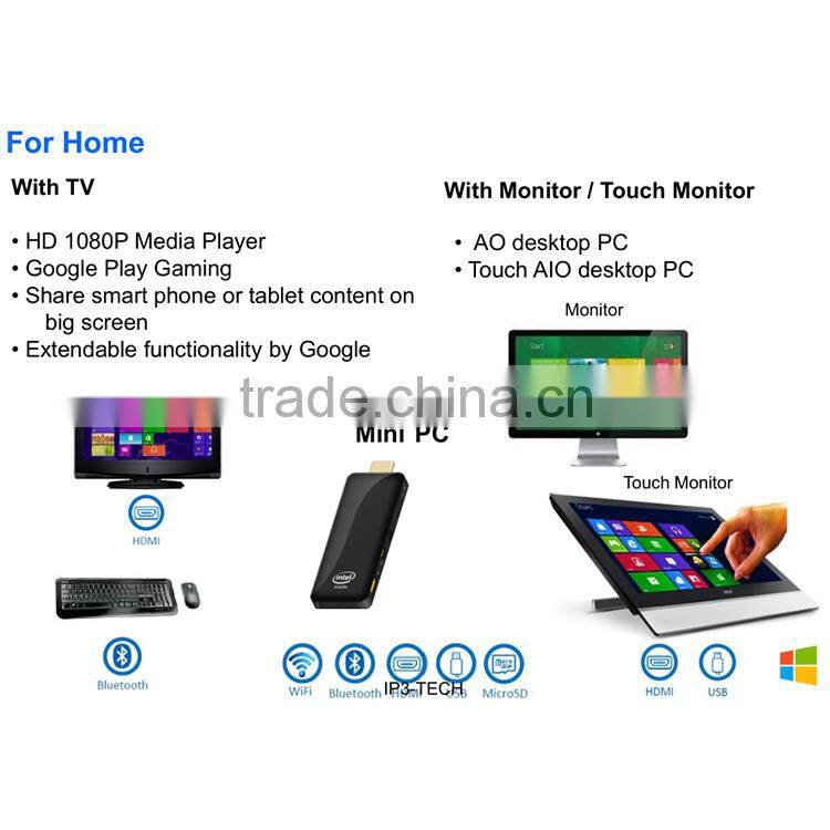Popular window8.1 bing OS Mini PC t03 tv Stick 2g 32g WiFi Bluetooth4.0 transmission mini pc usb memory stick