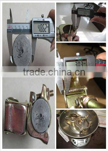 Scaffolding JIS Pressed Double Coupler 48.6 * 48.6mm