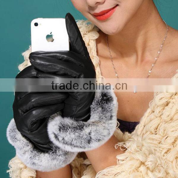 hot fashion noble sexy promotional customerized warm dear leather driving gloves for man