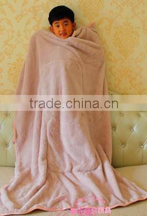 plush hold pillow&hug quilt/plush animal pillow/baby hold pillow & blanket