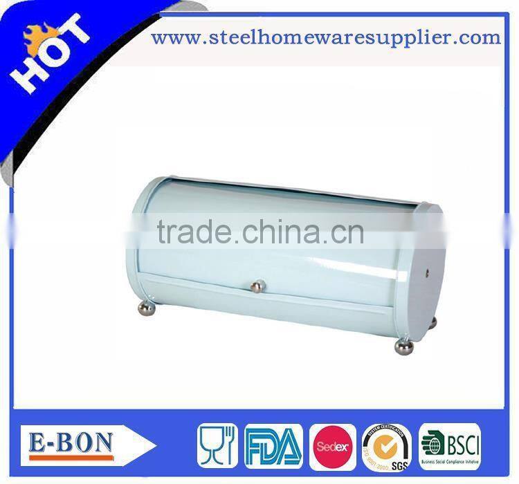 High quality stainless steel bread box with drawer