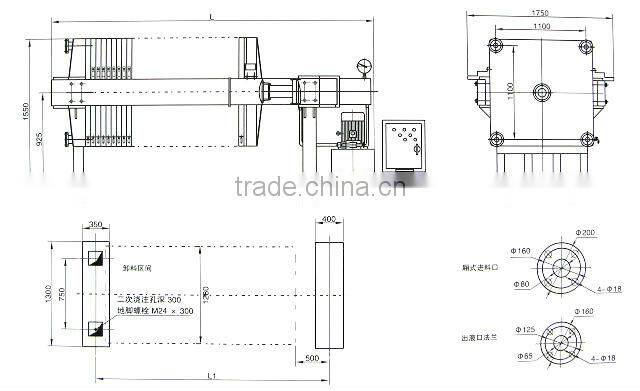 Hot sale Frame filter press with best price