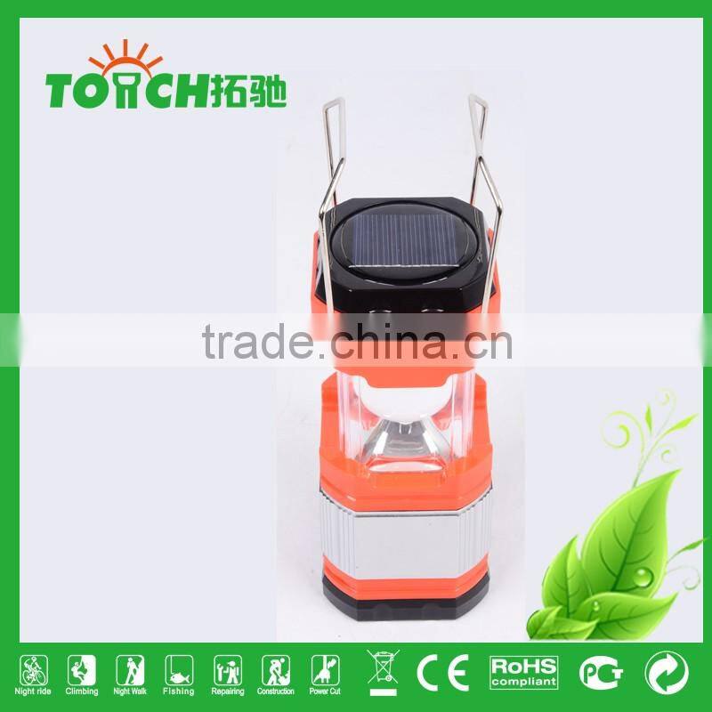 Muitlpower LED Lantern Solar Camping Lamp Rechargeable Camp Light with Charger Solar Tent Light