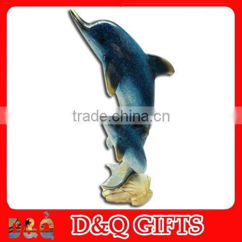 Sealife decorative polyresin dolphin figurines
