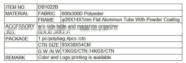 Directors Chair With Folding Side Table