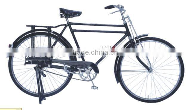 Single speed coaster brake lady city bike dutch city bicycle with leather saddle