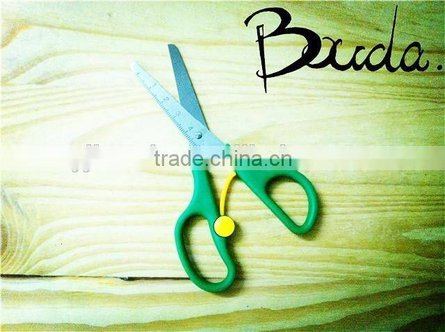 7.5" Good shape hot sale office scissors with plastic handle BD-S1666