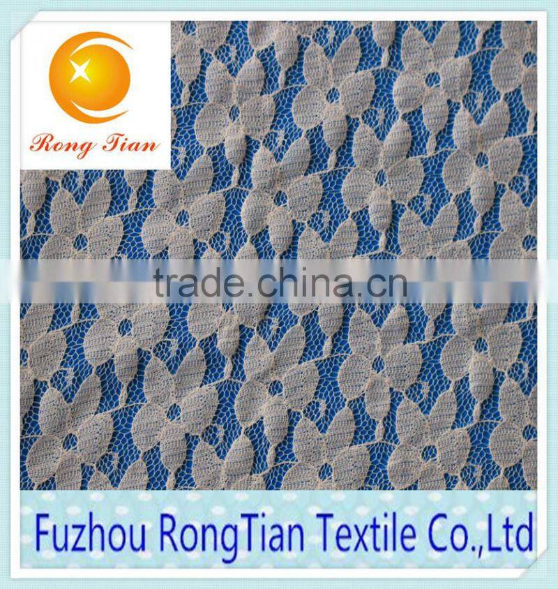 100 polyester pastoral wind printing lace fabric for demitoilet