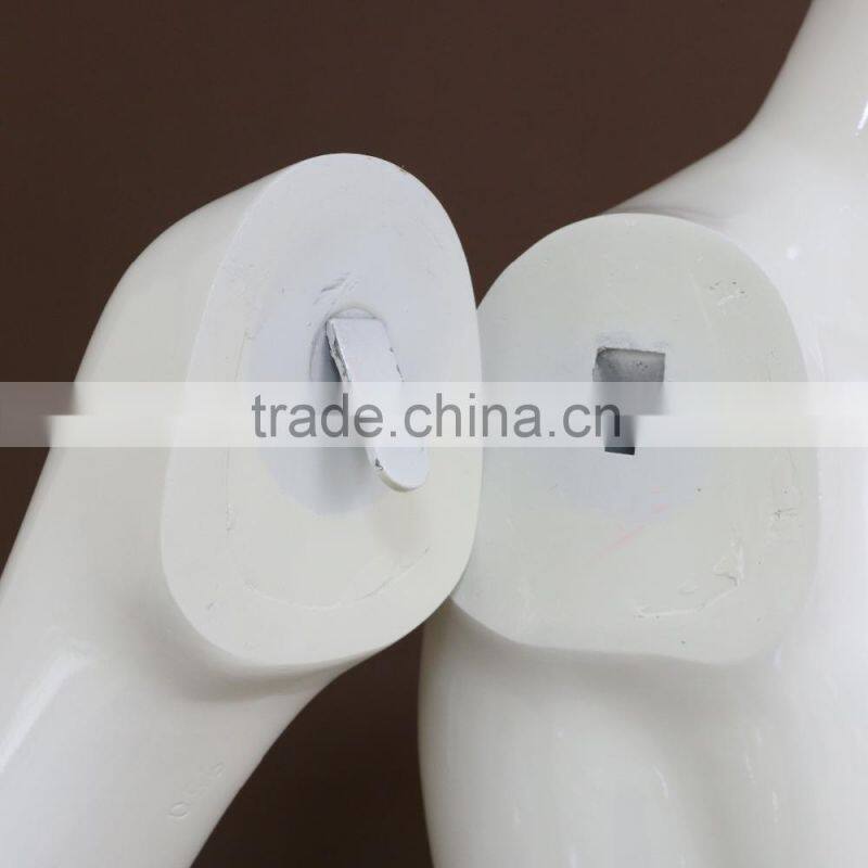 Window display sitting cool Full body muscel men frock mannequin male