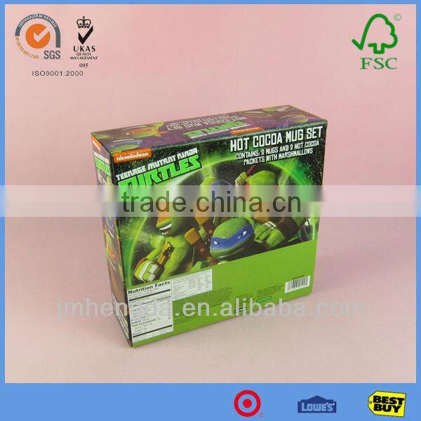 Eco-friendly Paper Packaging Boxes With Clear Window For Sale