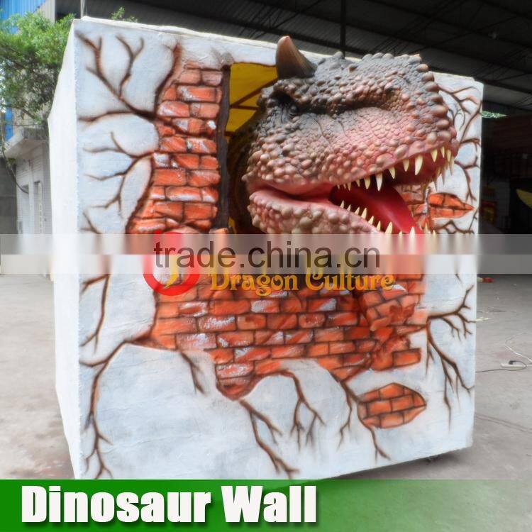 Life Size Dinosaur Head Moving with Track