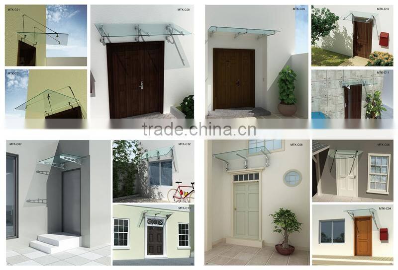 Glass Door Canopy Awning