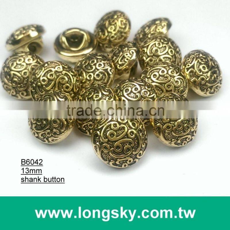 (#B6046/13mm) cloud pattern small shank buttons for stylish garment