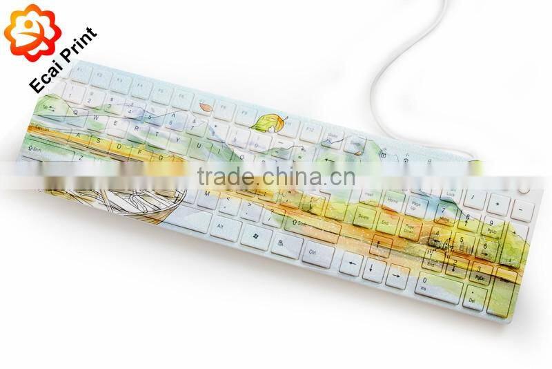 special high quality digital printing heat transfer usb keyboard
