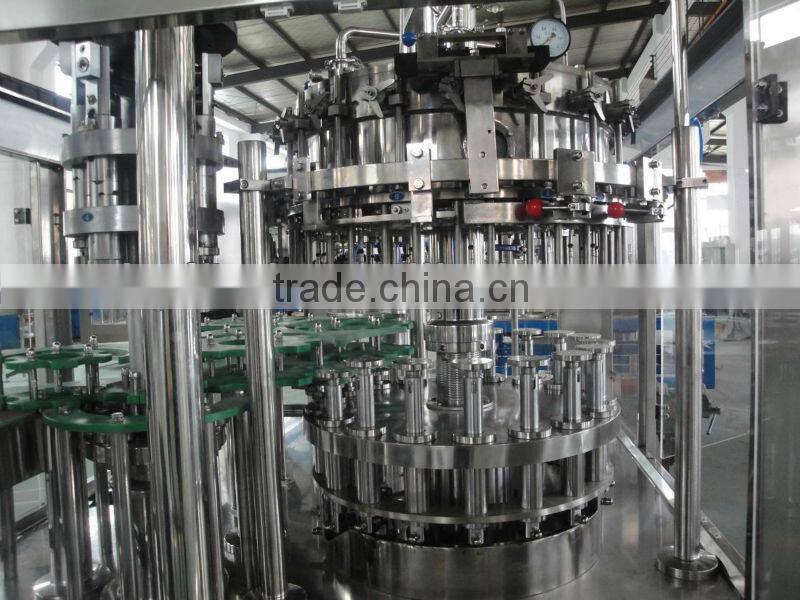 Glass bottle beer filling machine (crown cap)