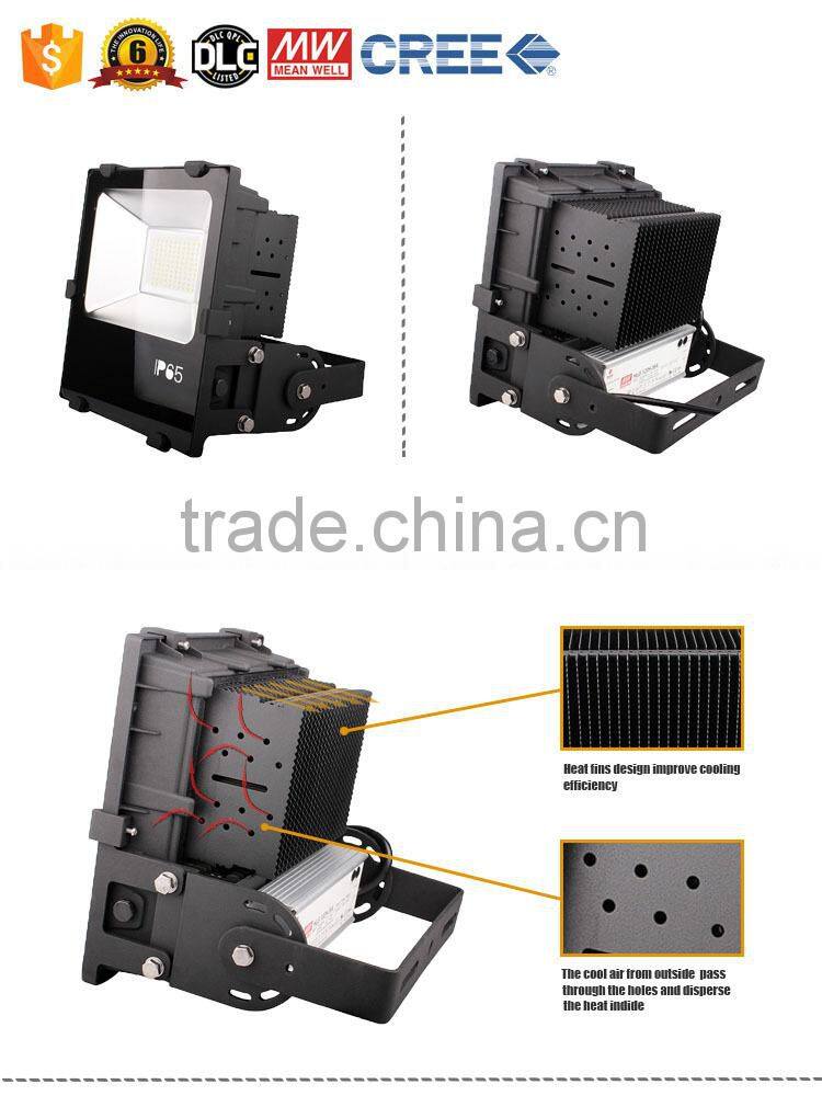 led flood lighting DLC 200w aluminum body 5 years warranty