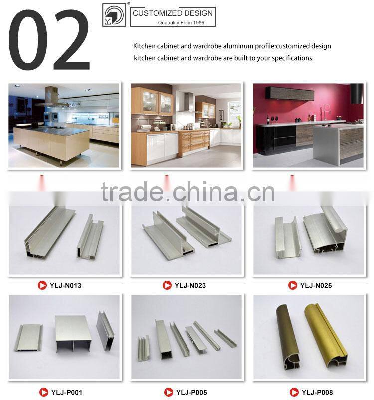 China wholesale aluminum profile sliding Shutter wardrobe door degisn