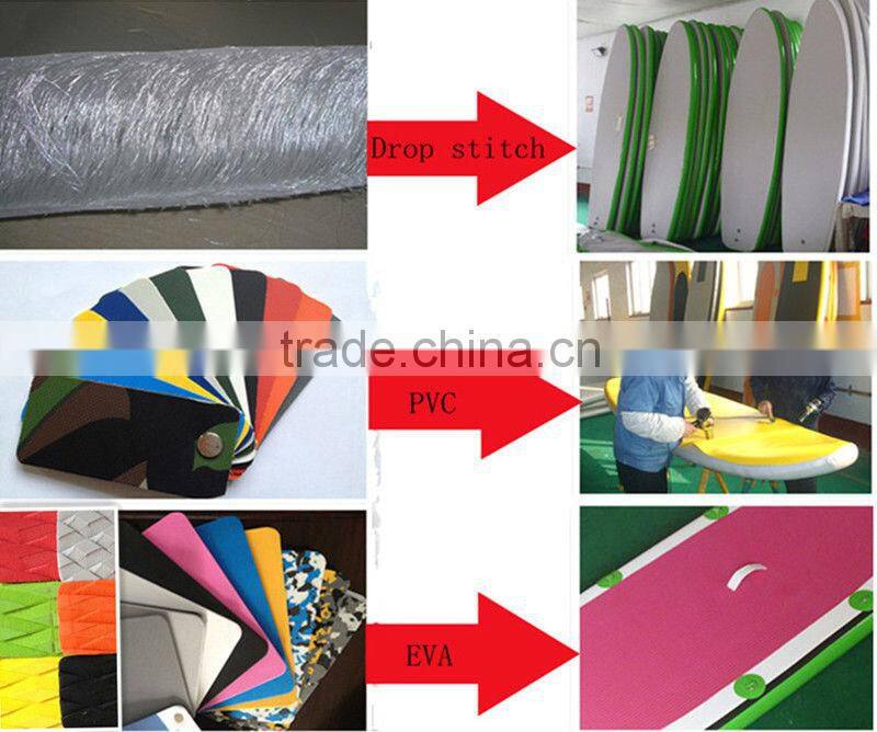10' paddleboard all round drop stitch inflatable sup paddle board