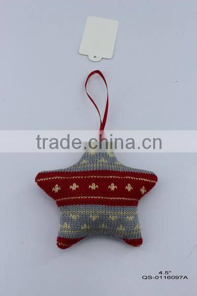 Factory Christmas knitted tree ornament