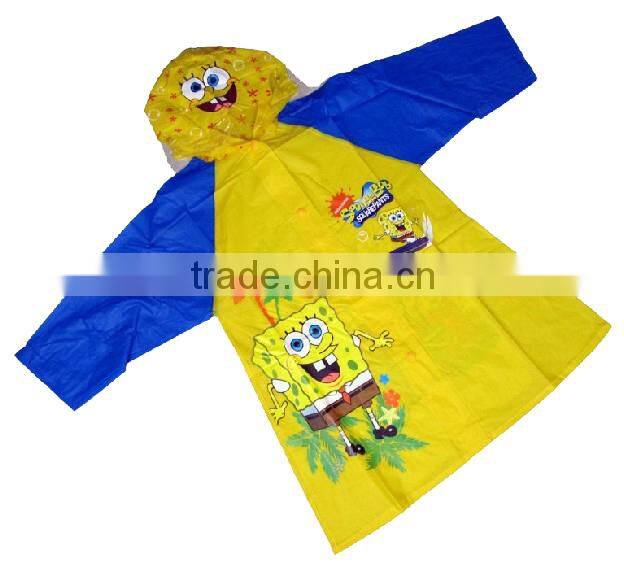 adult PVC yellow raincoat and rain pants