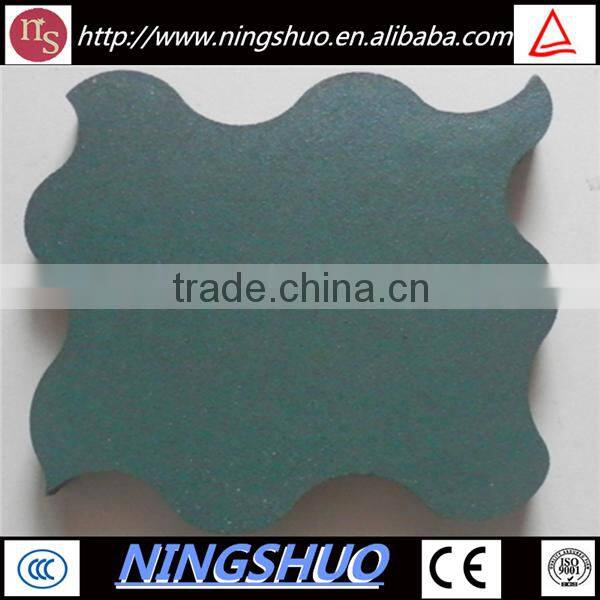 Factory price outdoor pathway rubber brick, playground bone rubber paver