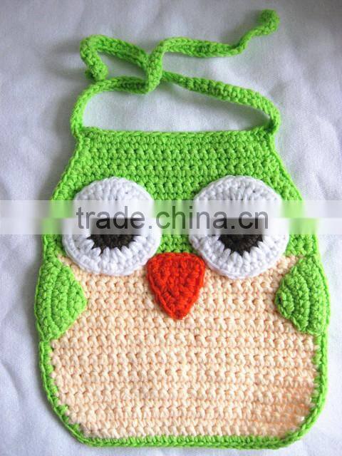 2015 fashion handmade crochet owl women cotton bag
