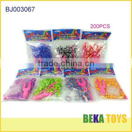 Popular diy rubber watch loom band kit make rain loom bracelet
