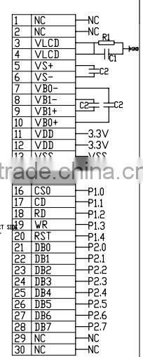 COG Driver IC UC1698U 160x160 lcd module