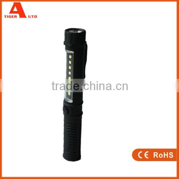 2015 wholesale Dry Battery Magnetic inspection light with clip