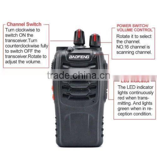 Wholesale genuine baofeng BF-888S uhf 400-470mhz mini walkie talkie two way radio BF-888S
