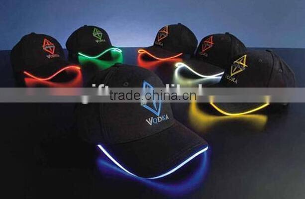 Promotional 6 panels LED Baseball Cap/ Flashing Cap / Advertising Light up Cap