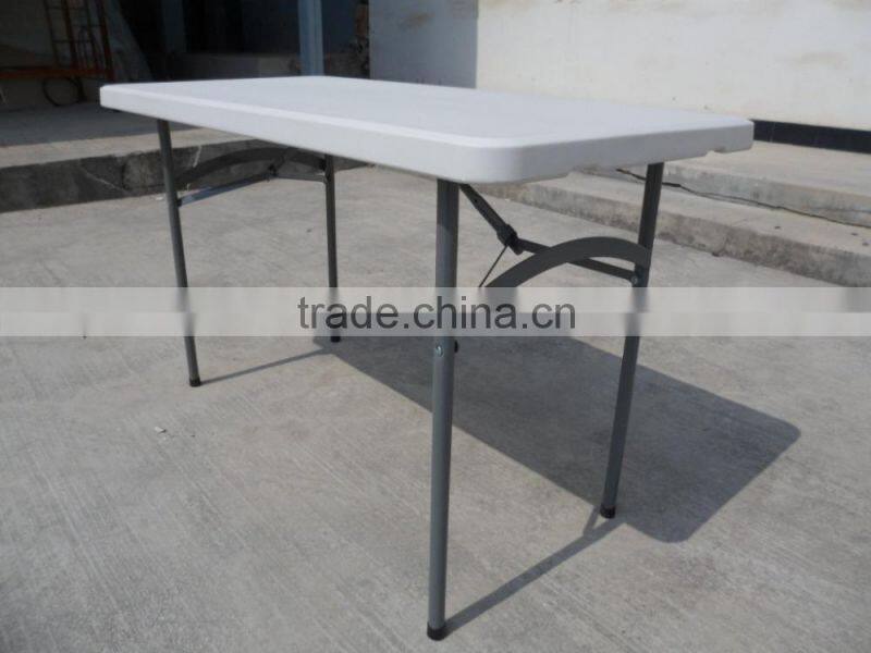 L-010 Cheap steel legs plastic outdoor picnic table for sale