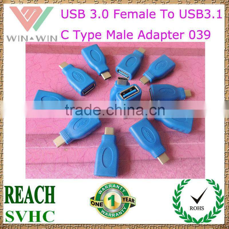 China manufacture USB 3.0 Female To Type C USB 3.1 Adapter 042