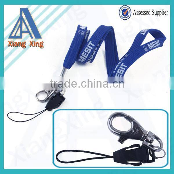2015 hot sale mobile phone tube lanyard with company logo