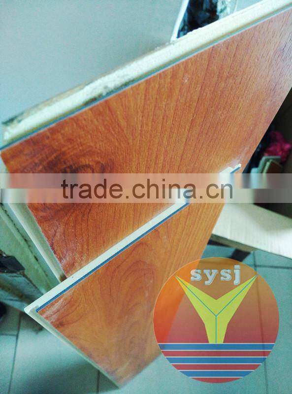 PVC Plastic floor panel making machine