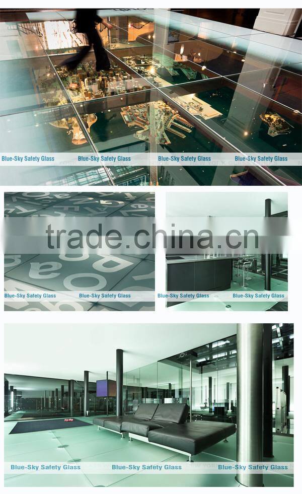 laminated glass floor
