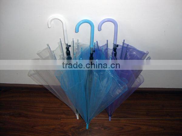 21" Cheap POE Transparent Umbrella